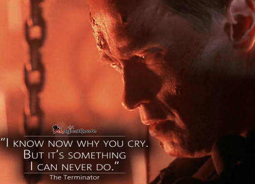 Terminator cannot cry